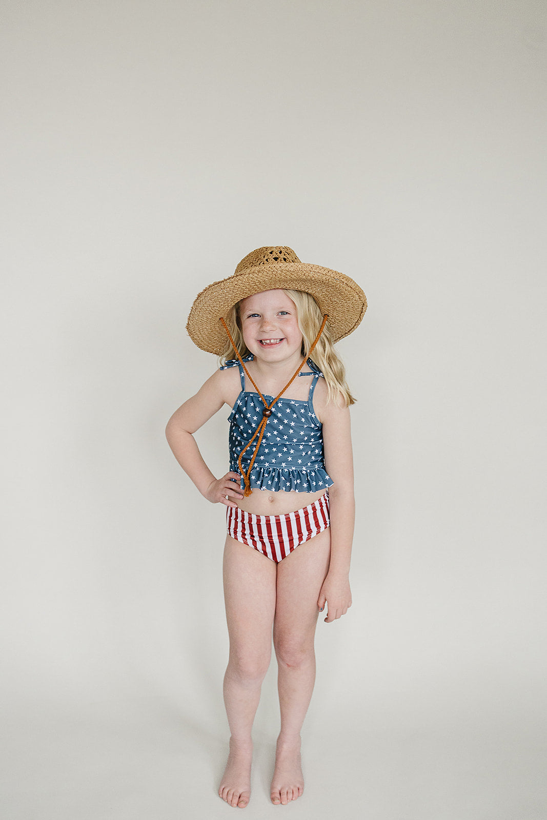 bikini set // stars + stripes (sizing baby through kids 9/10y) *comes in dad match*
