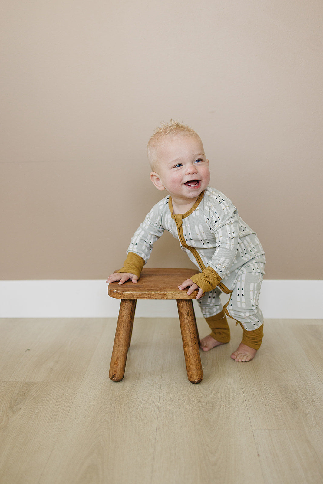 ski days ribbed bamboo pajamas // ZIPPY