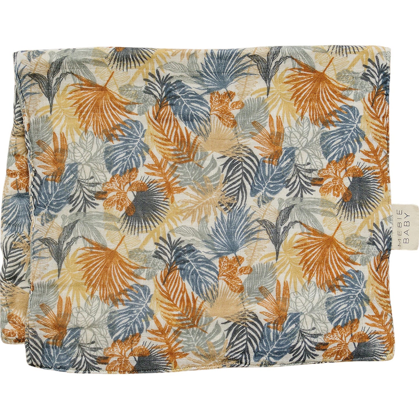 muslin burp cloth // paradise palms