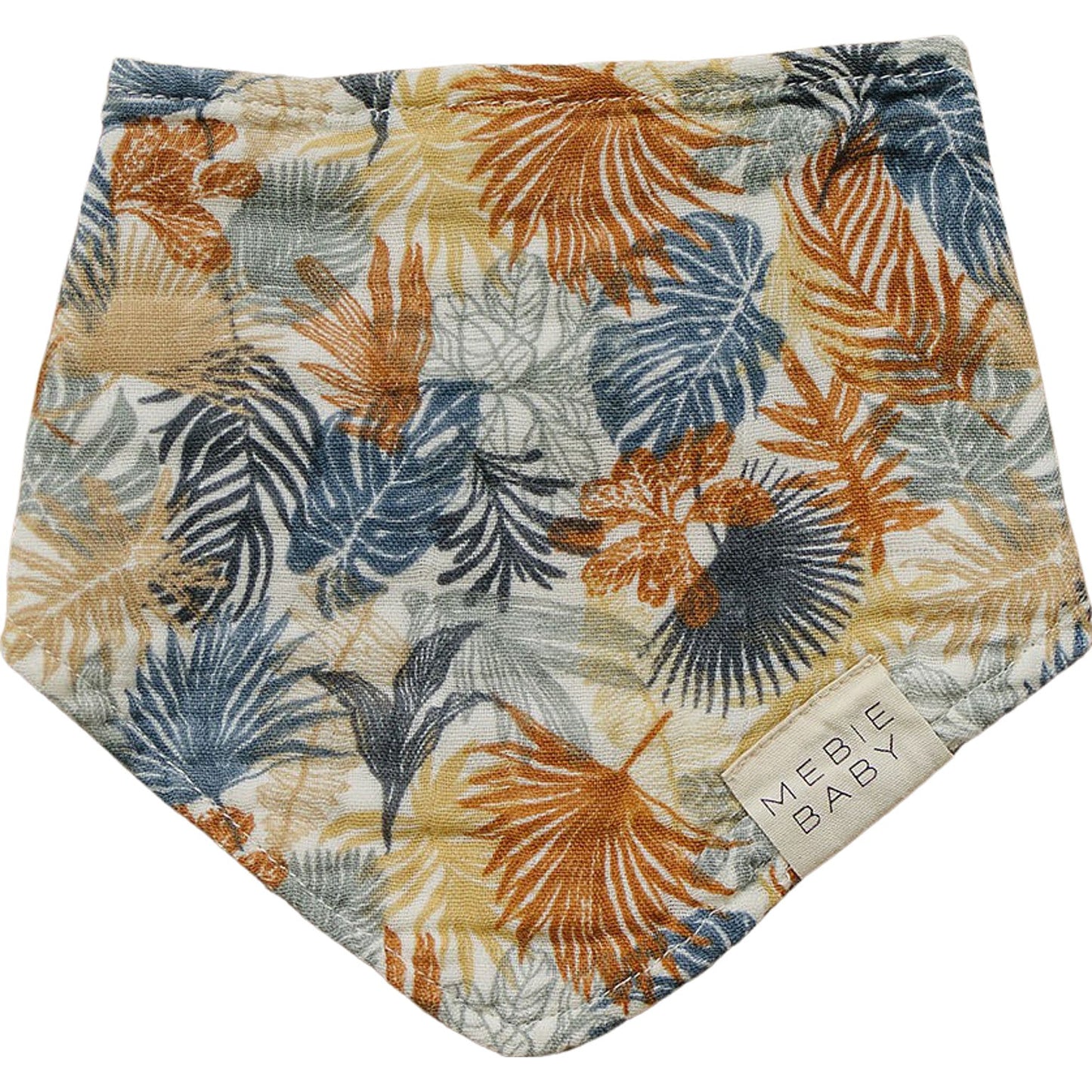 muslin bib // paradise palms