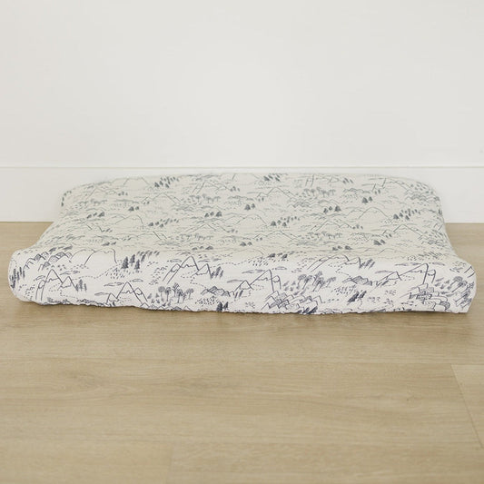 muslin changing pad cover // summit