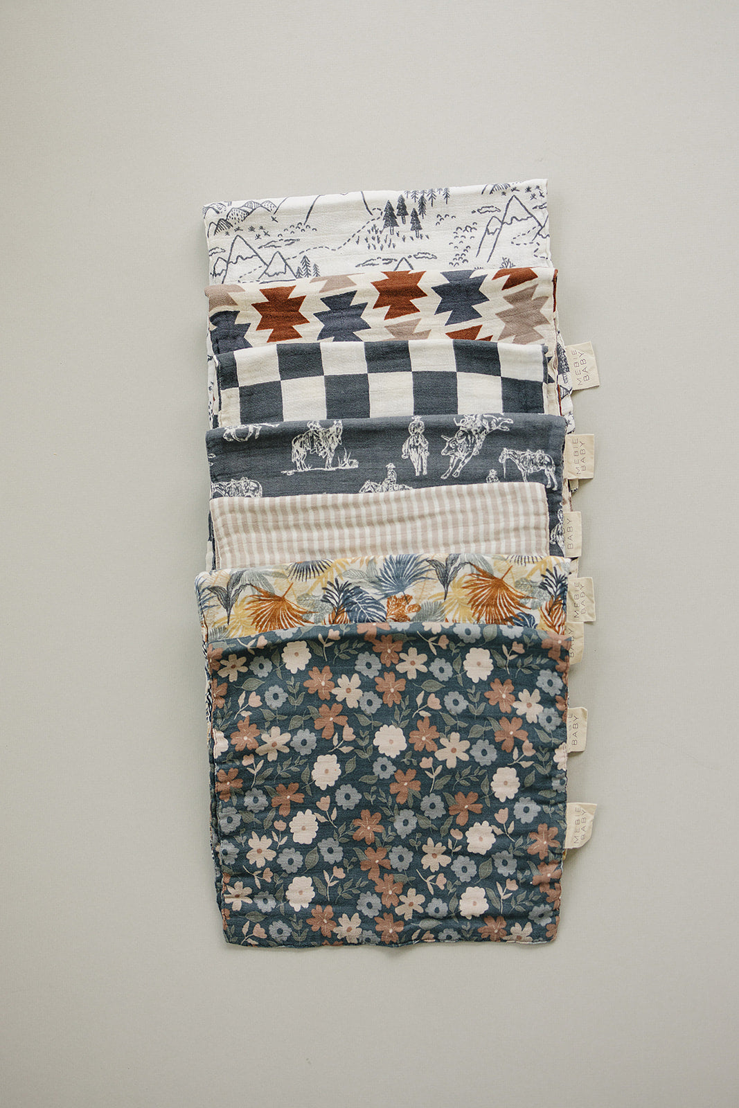 muslin burp cloth // summit