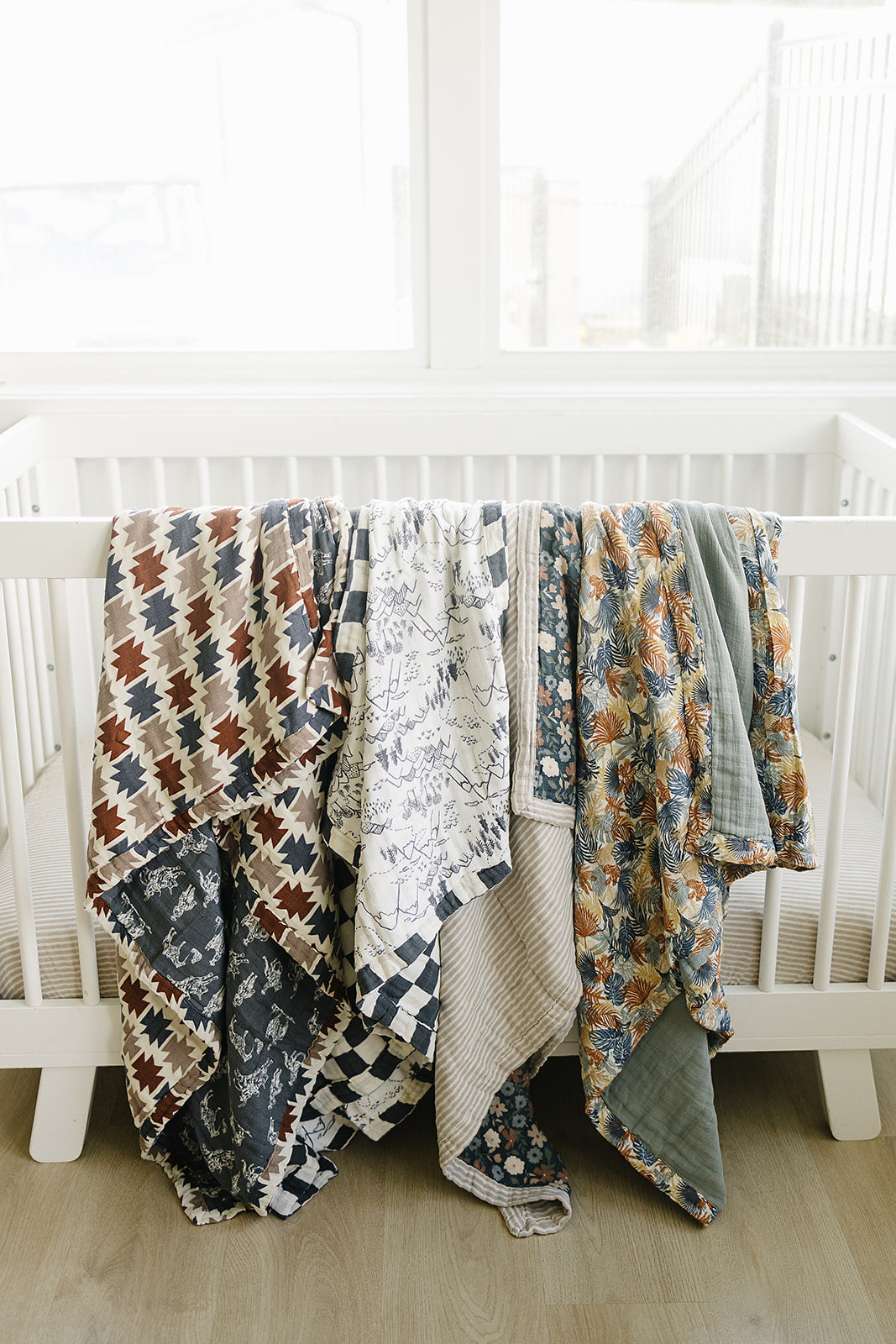 muslin quilt // western aztec + wild west
