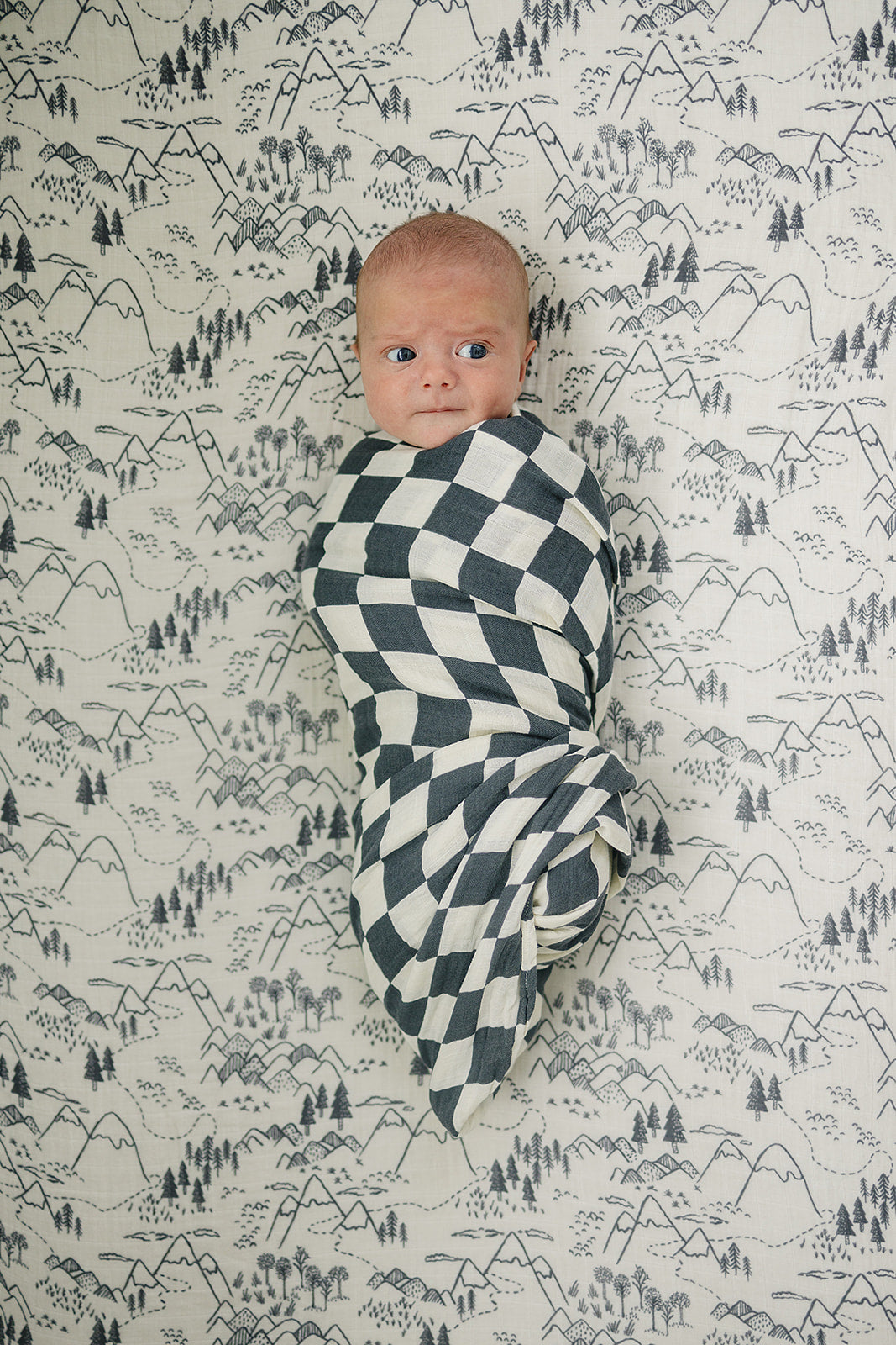 muslin crib sheet // summit