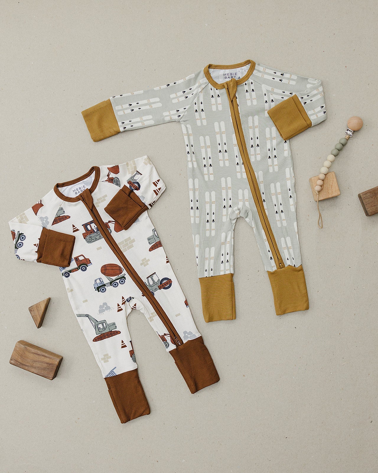 ski days ribbed bamboo pajamas // ZIPPY