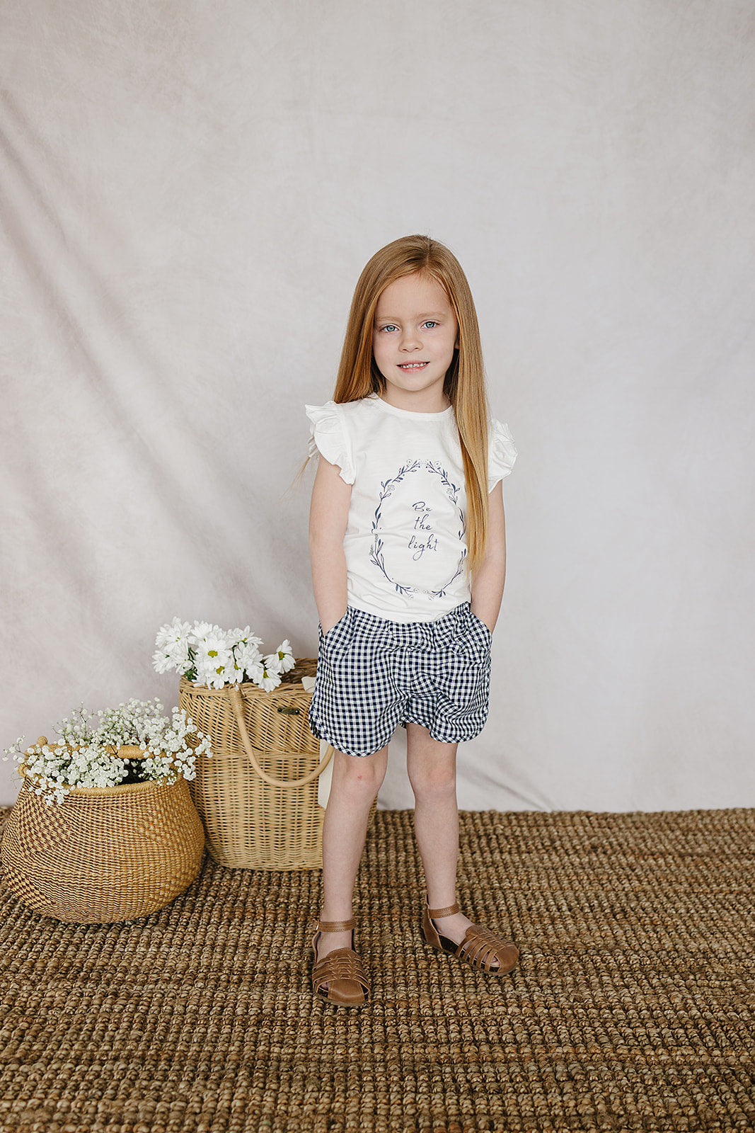be the light ruffle tee