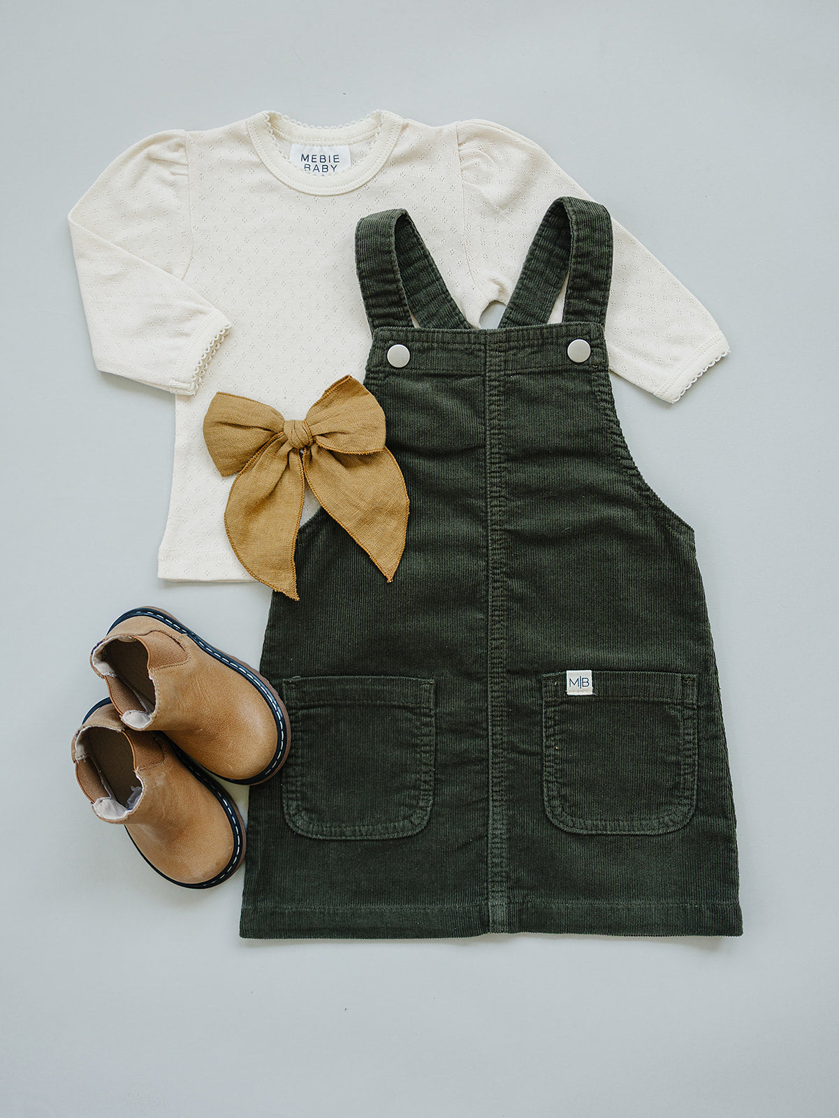 long-sleeve tee // cream pointelle