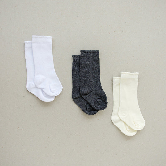 high-rise socks (no bow!)