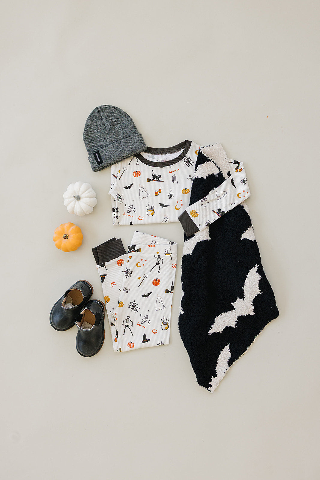 halloween bamboo pajamas // LONG-SLEEVE TWO-PIECE SET