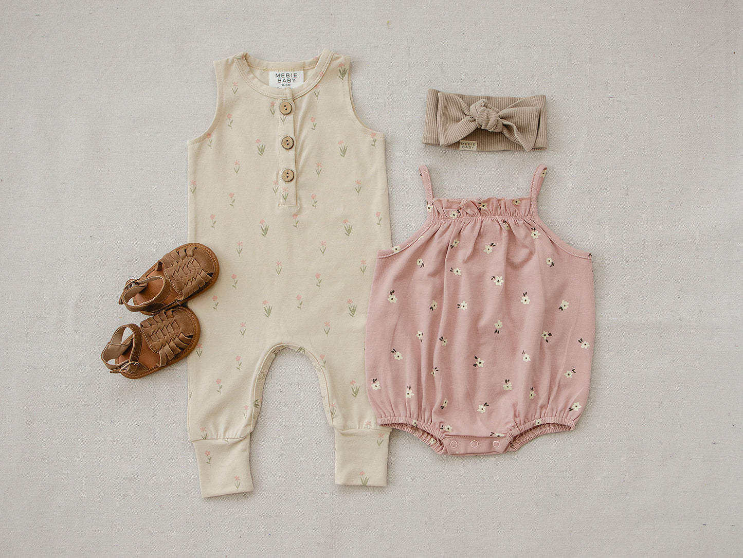 floral tank bubble romper