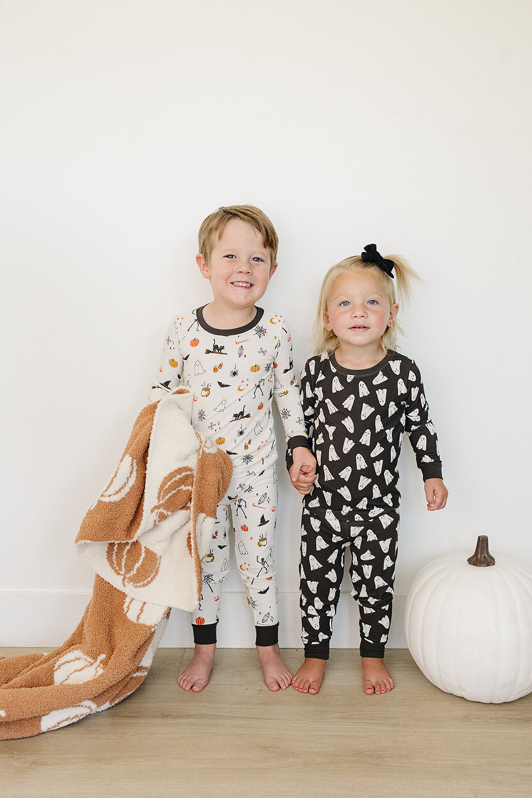 halloween bamboo pajamas // LONG-SLEEVE TWO-PIECE SET