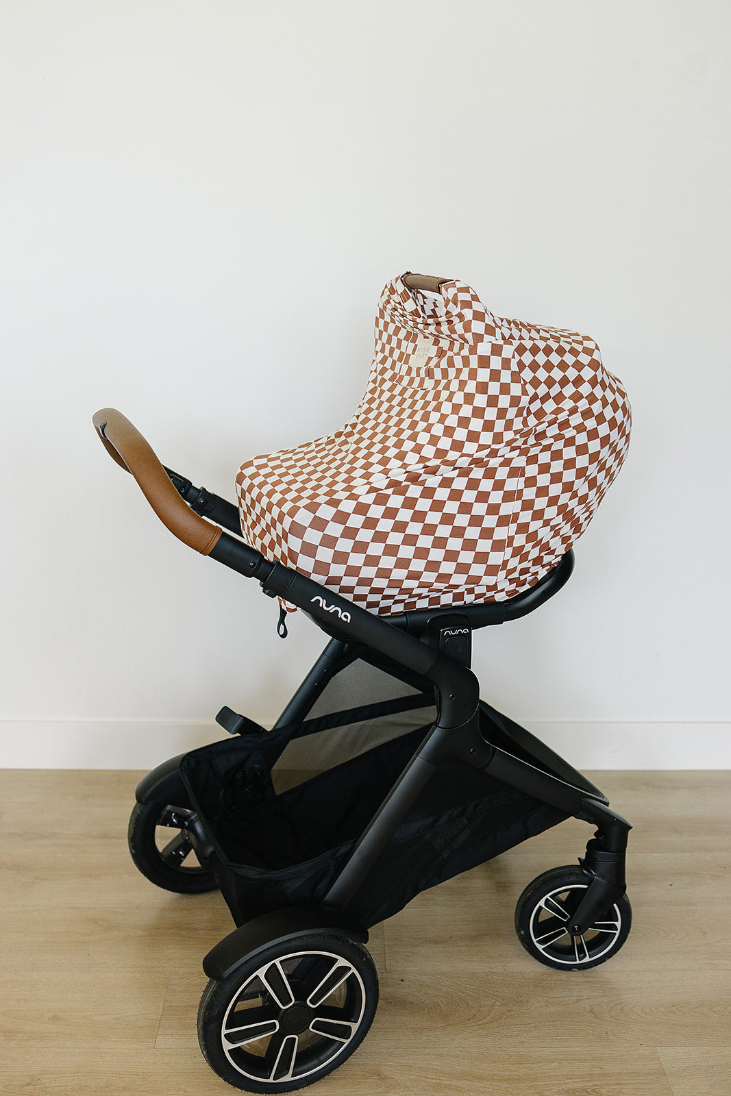 bamboo multi-use cover // rust checkered