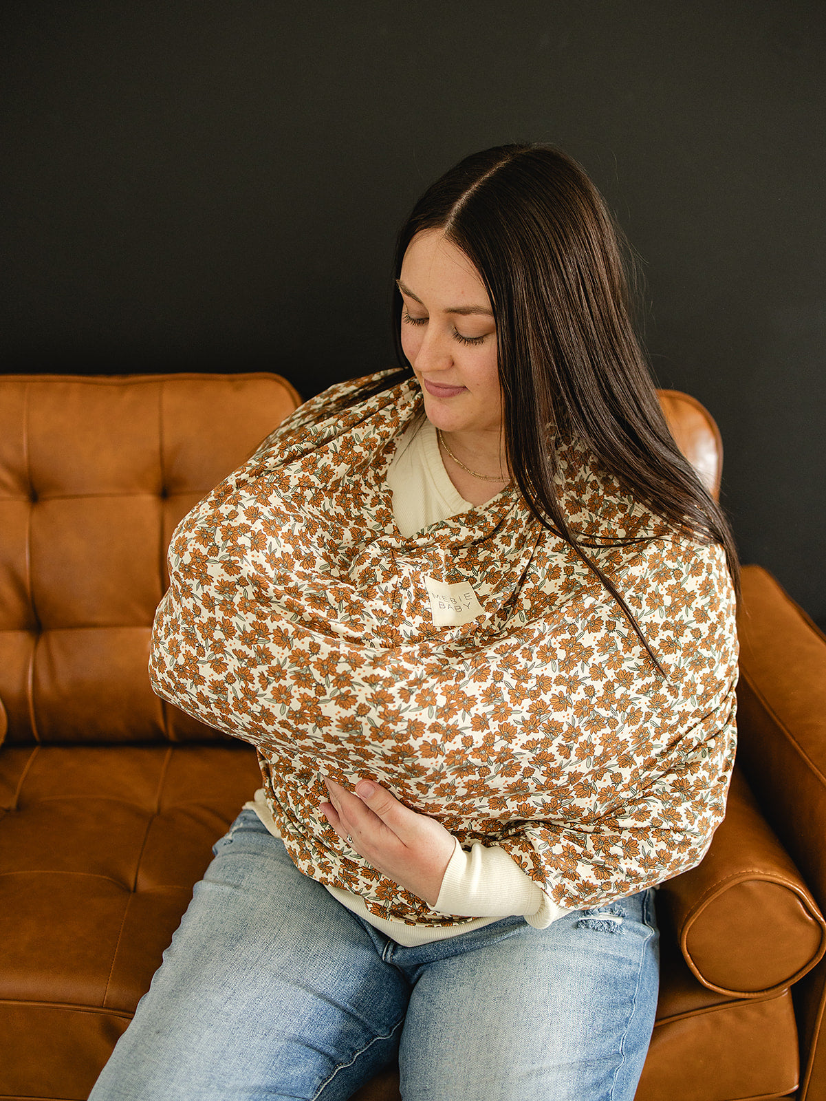 bamboo multi-use cover // cream magnolia