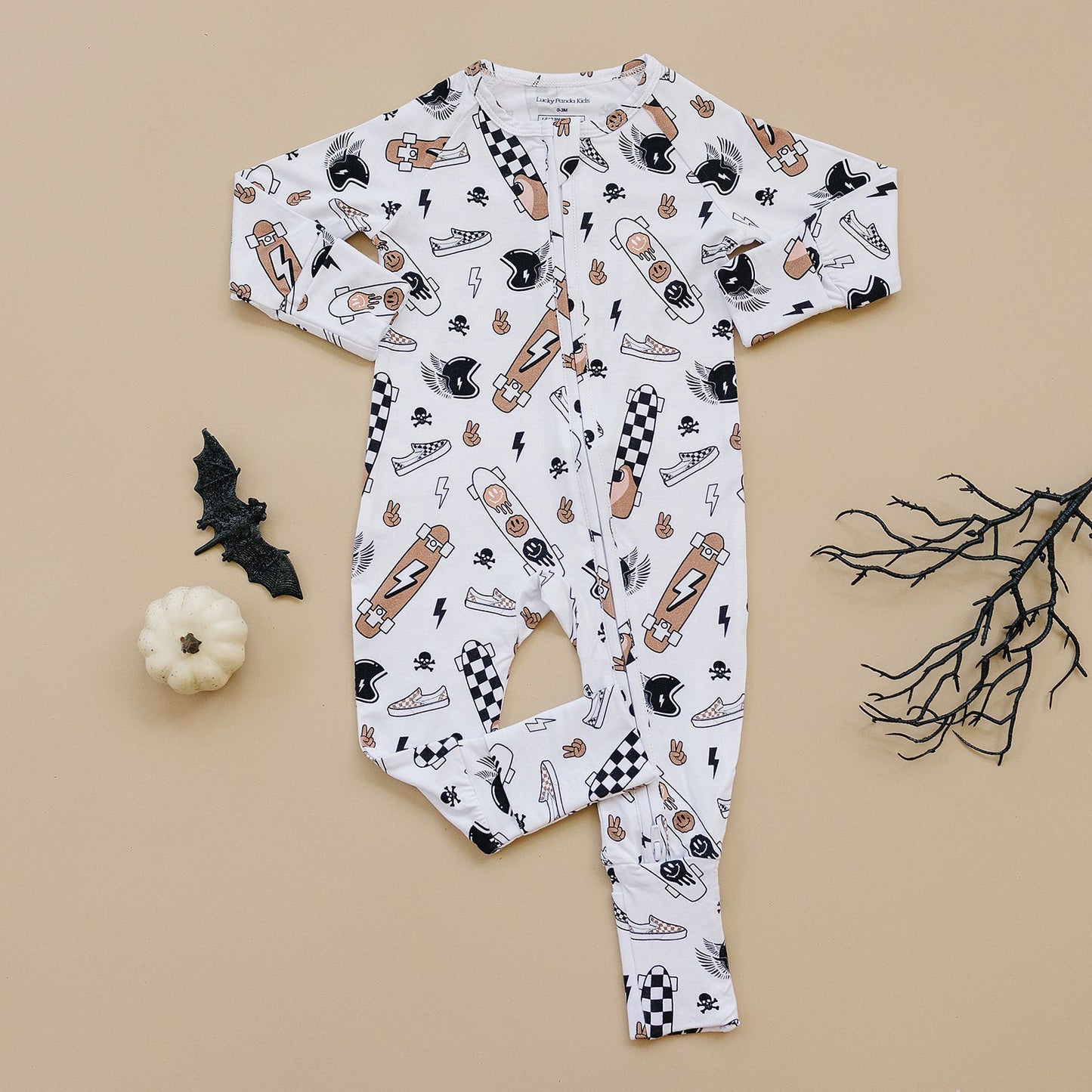 skater bamboo pajamas // ZIPPY