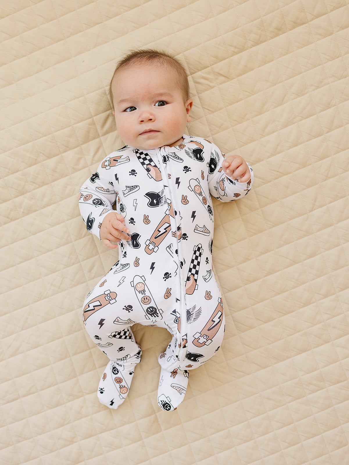 skater bamboo pajamas // ZIPPY