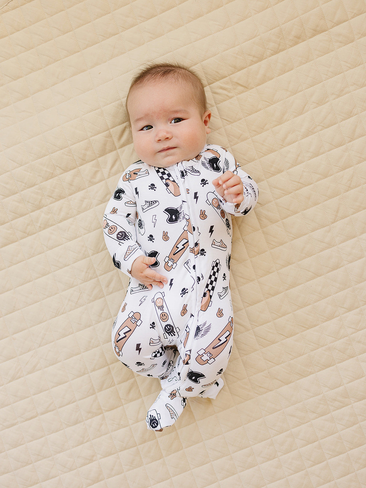skater bamboo pajamas // ZIPPY