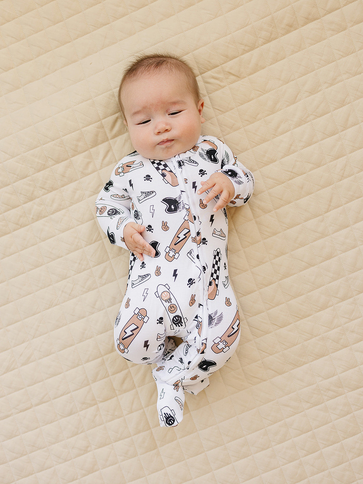 skater bamboo pajamas // ZIPPY
