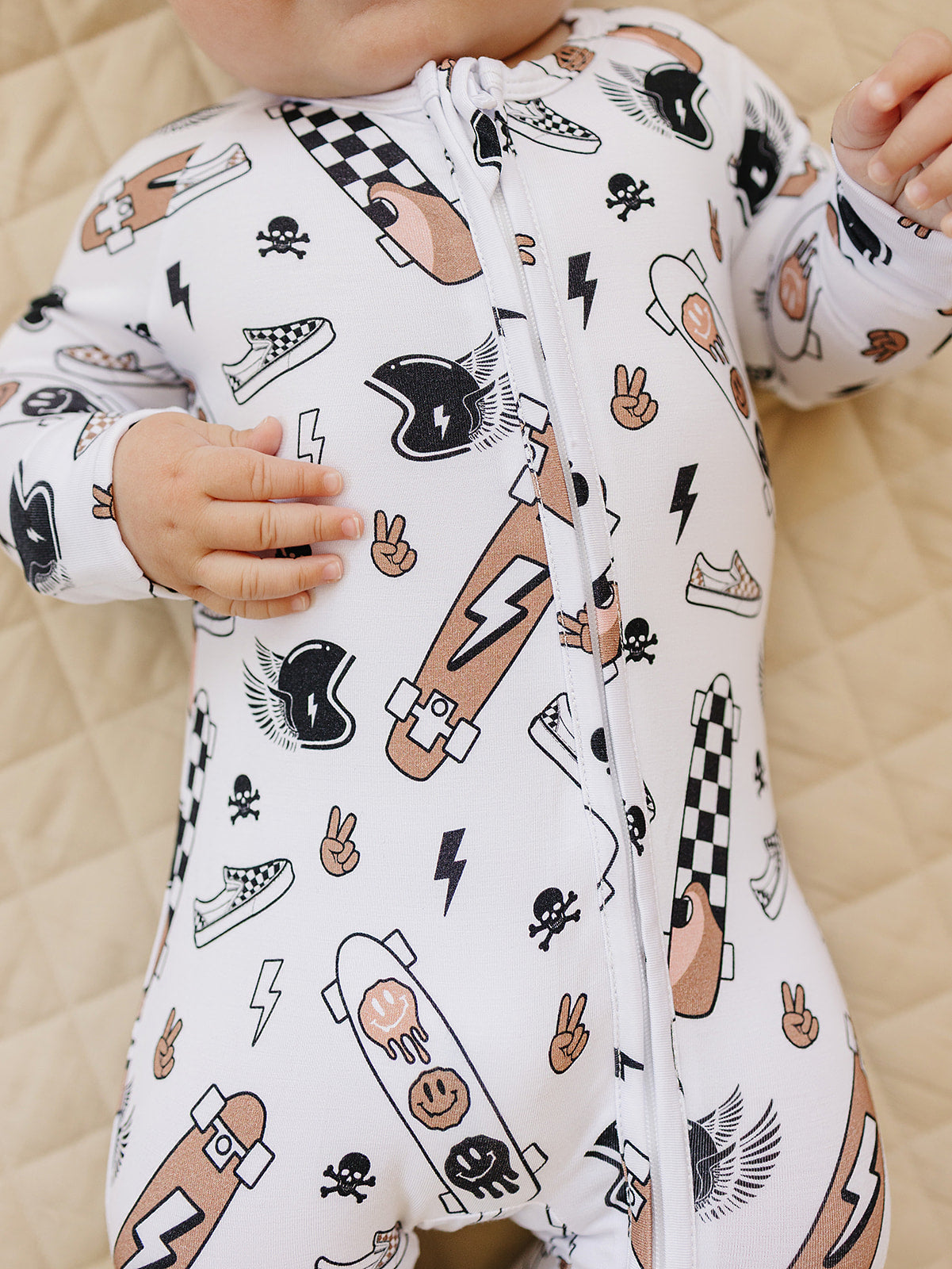 skater bamboo pajamas // ZIPPY