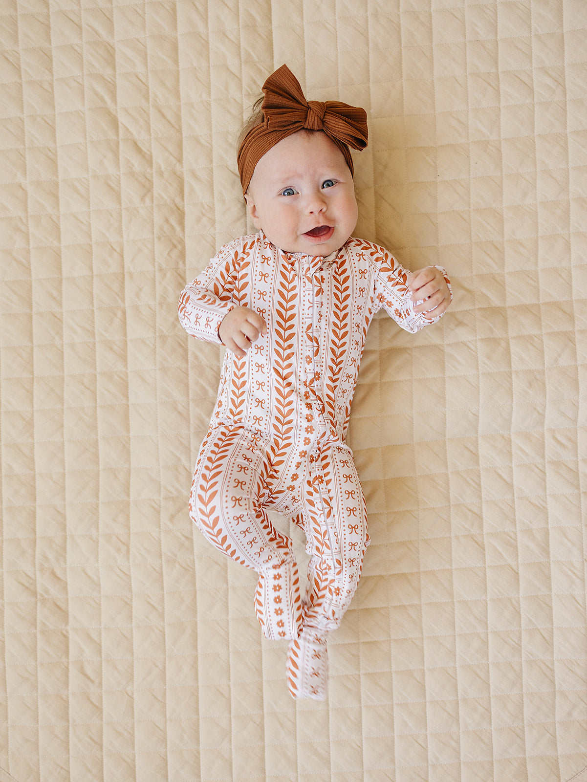boho daisy bamboo pajamas // ZIPPY