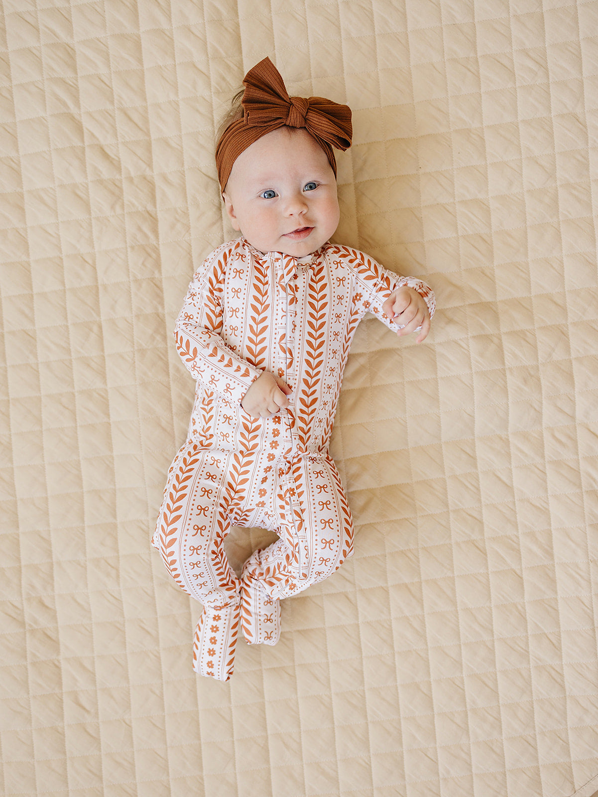boho daisy bamboo pajamas // ZIPPY