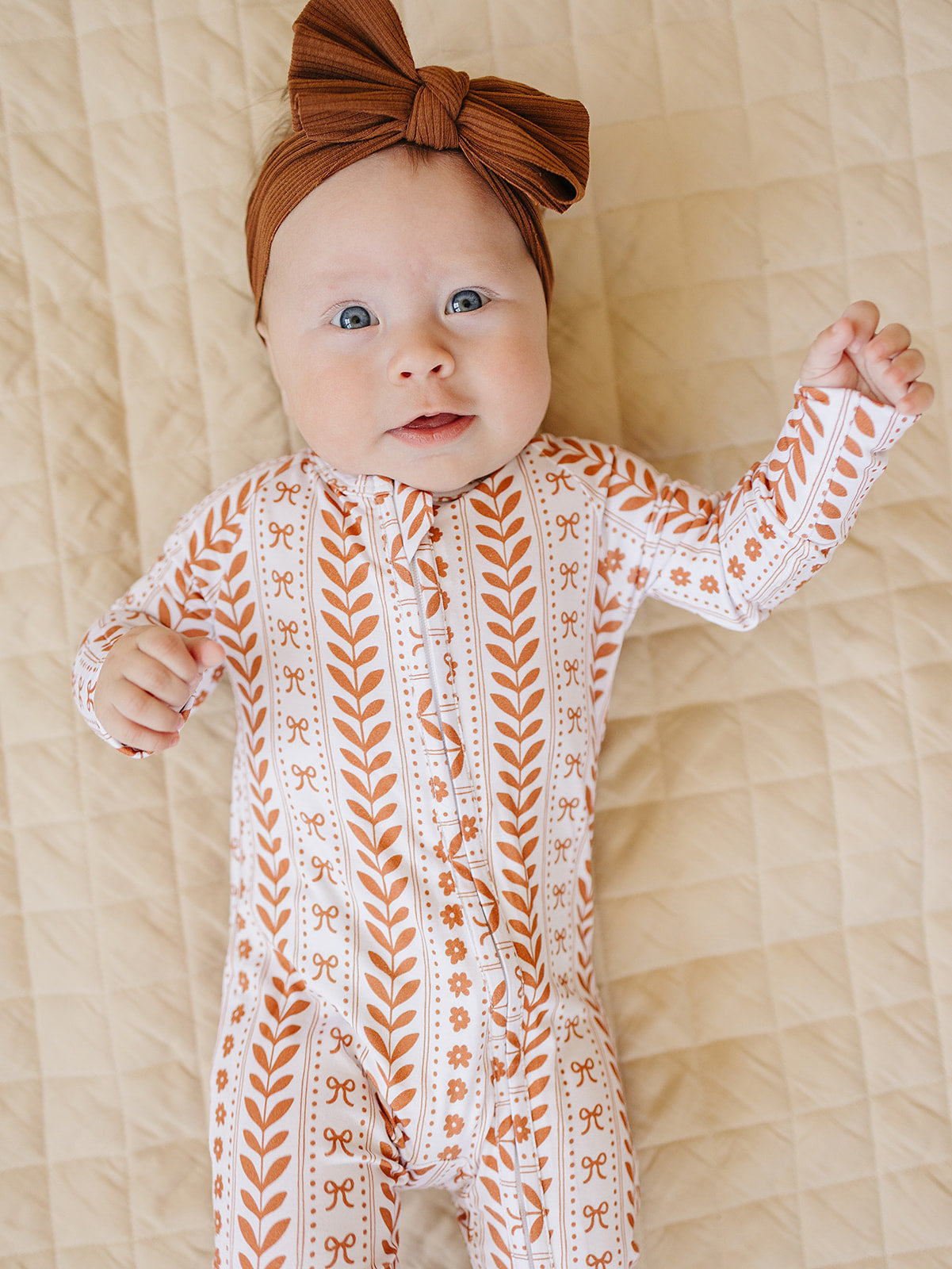 boho daisy bamboo pajamas // ZIPPY