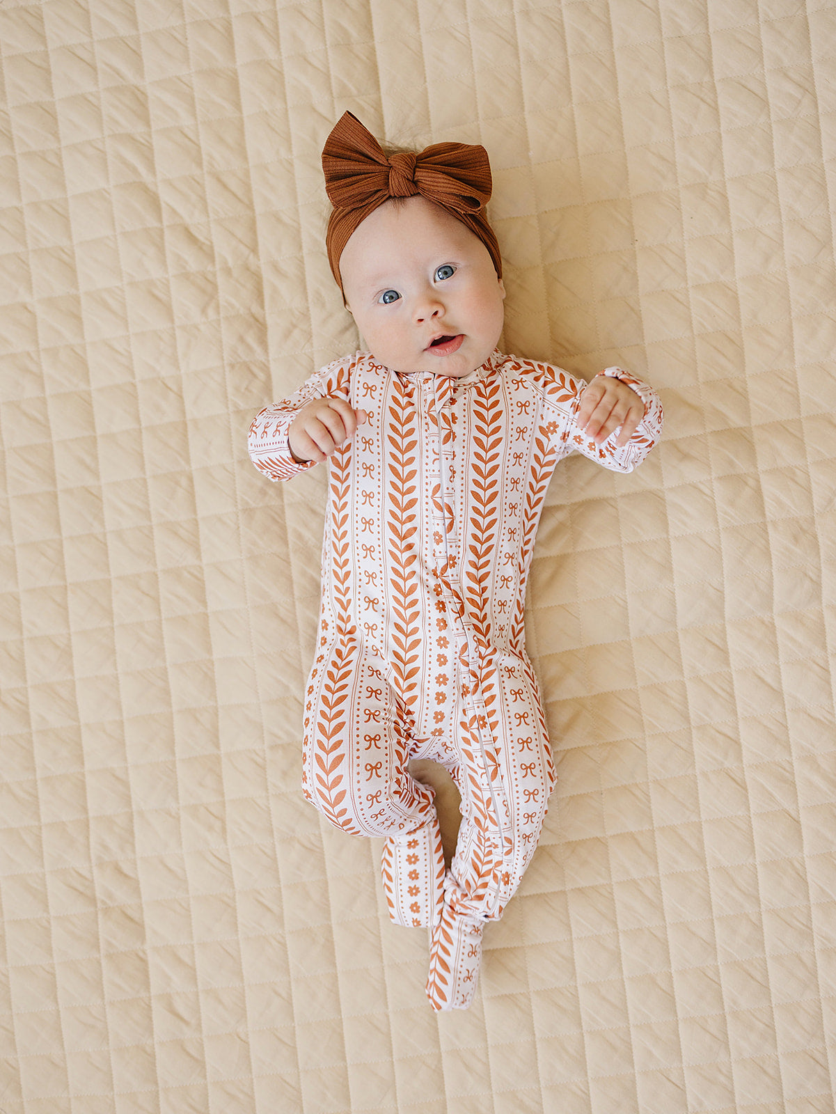 boho daisy bamboo pajamas // ZIPPY