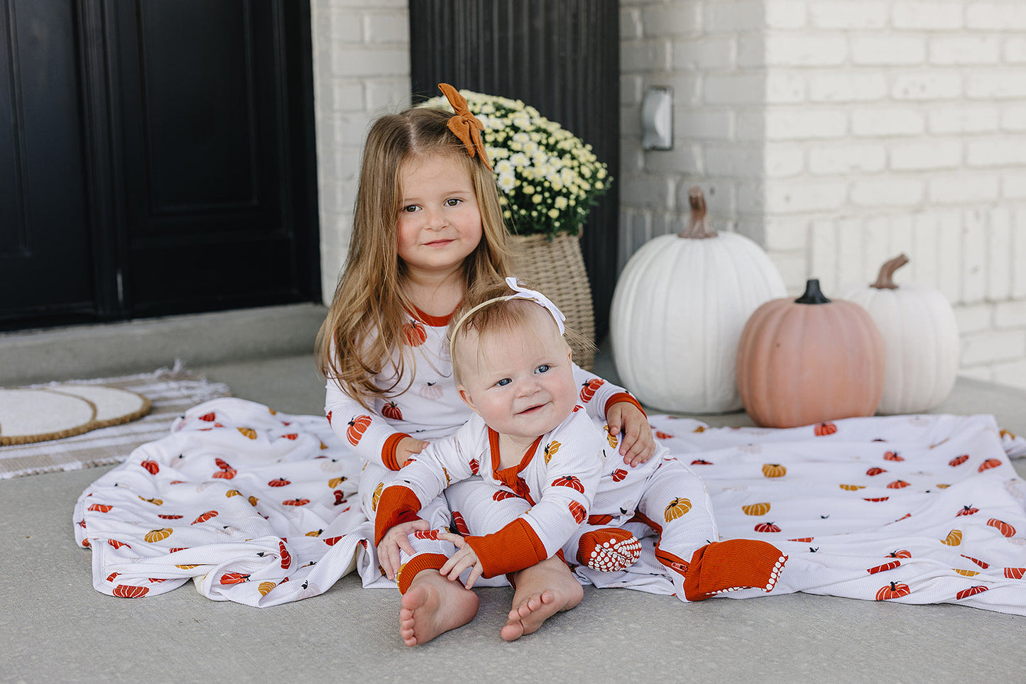 bamboo fleece quilt // harvest