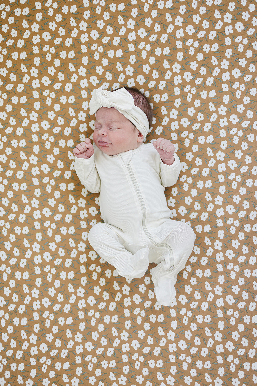 cream ribbed bamboo pajamas // ZIPPY