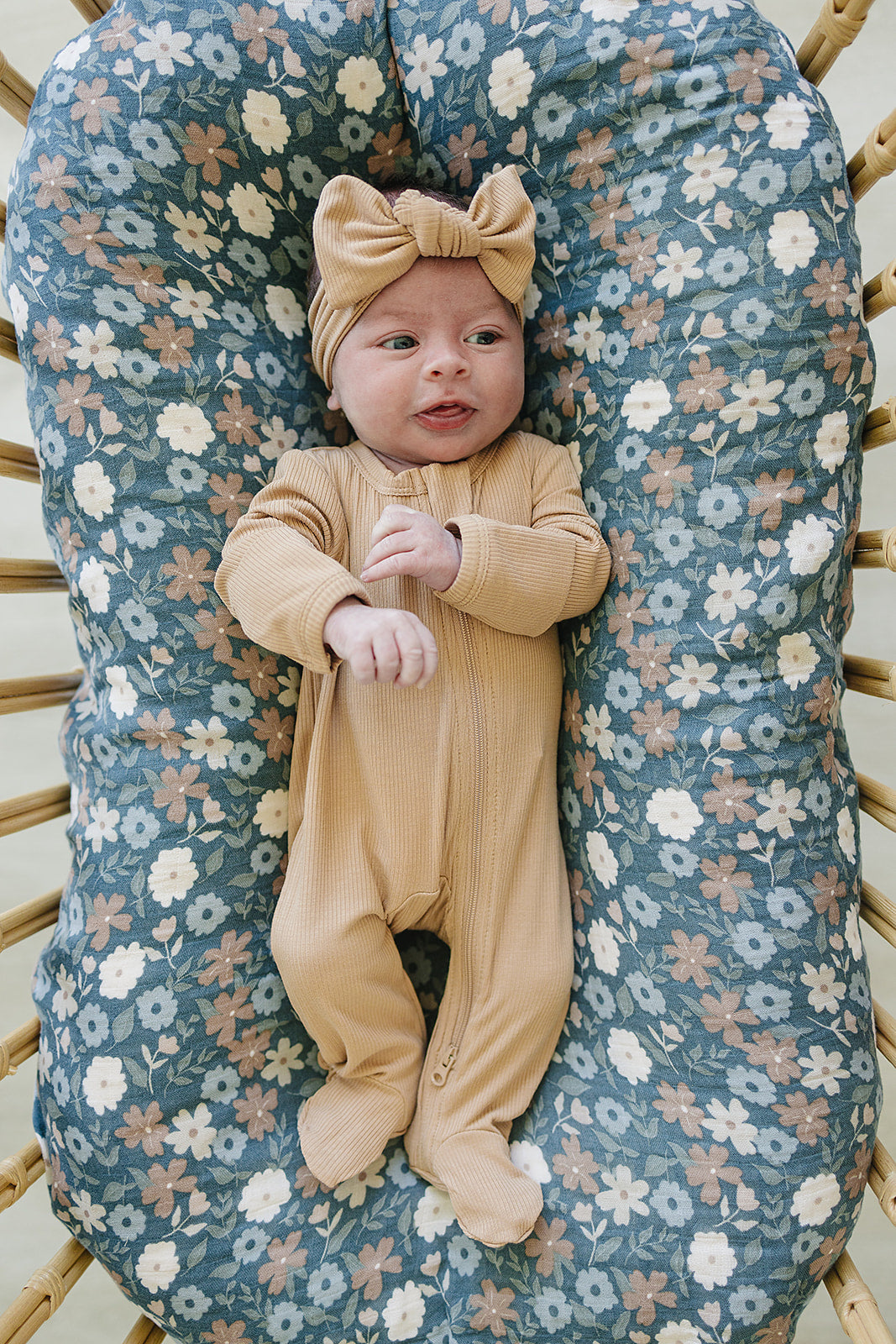 latte ribbed bamboo pajamas // ZIPPY