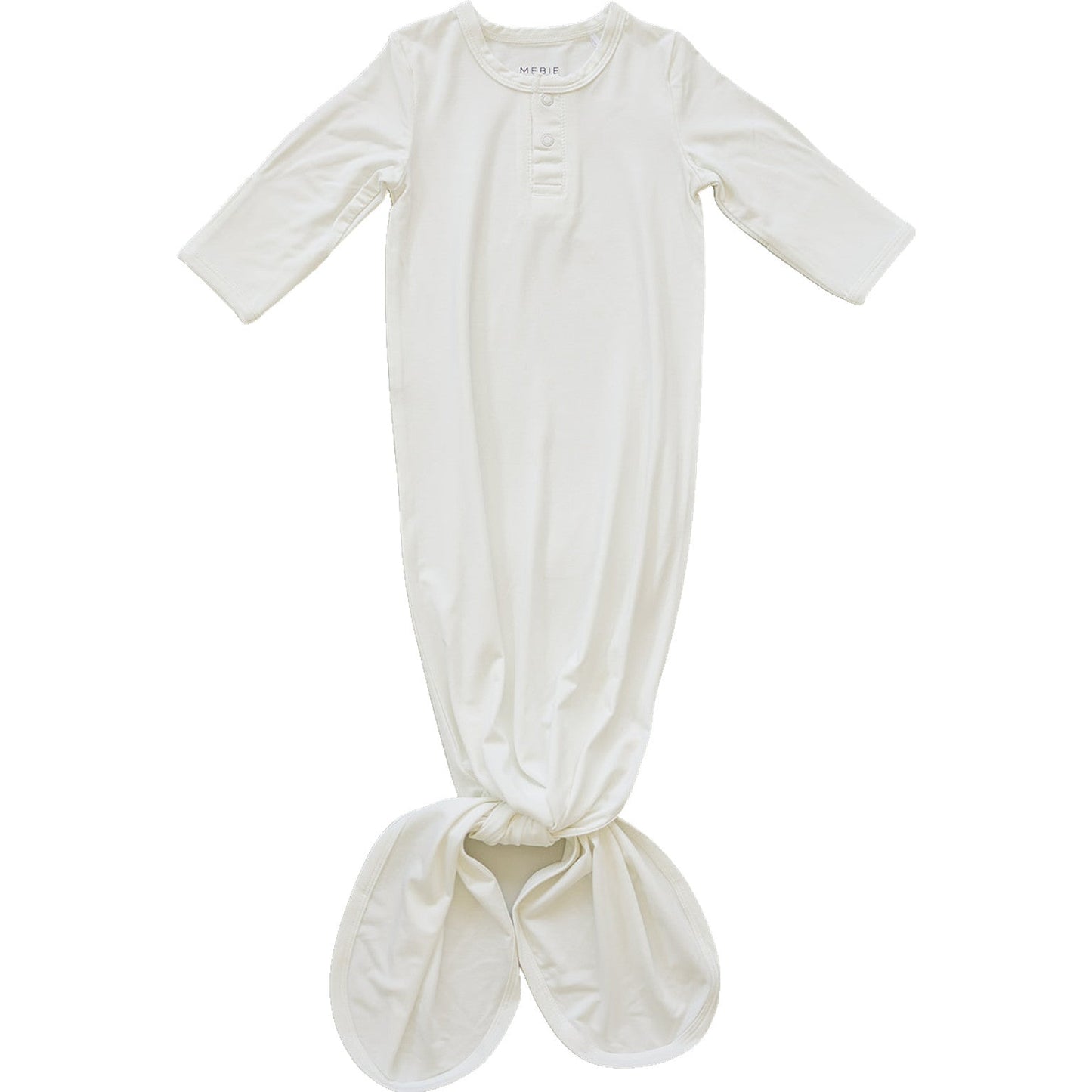 bamboo knot gown // white