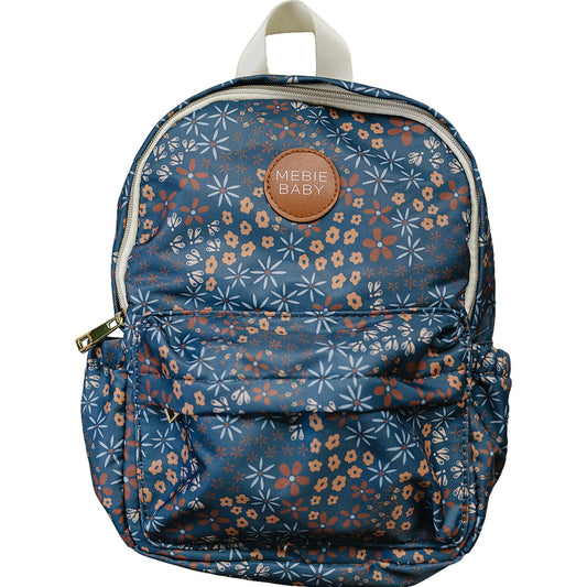 mini backpack // navy floral