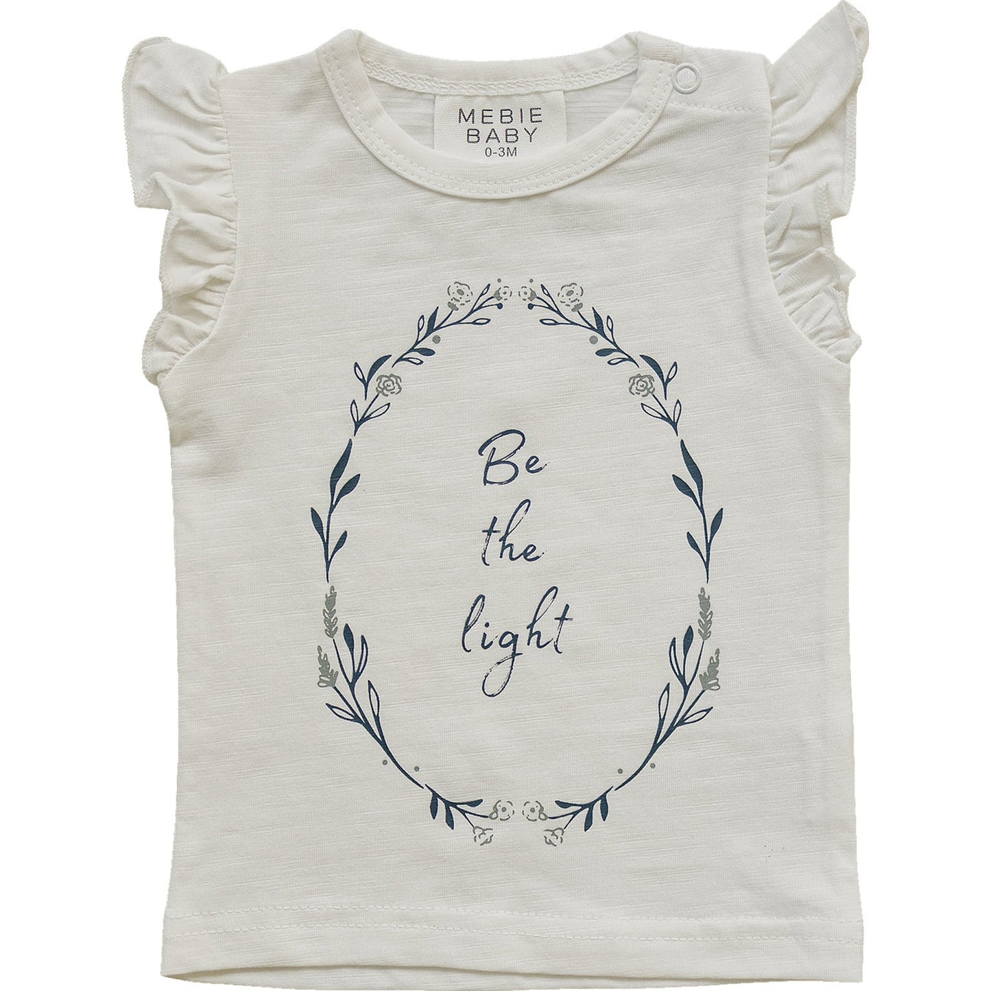 be the light ruffle tee