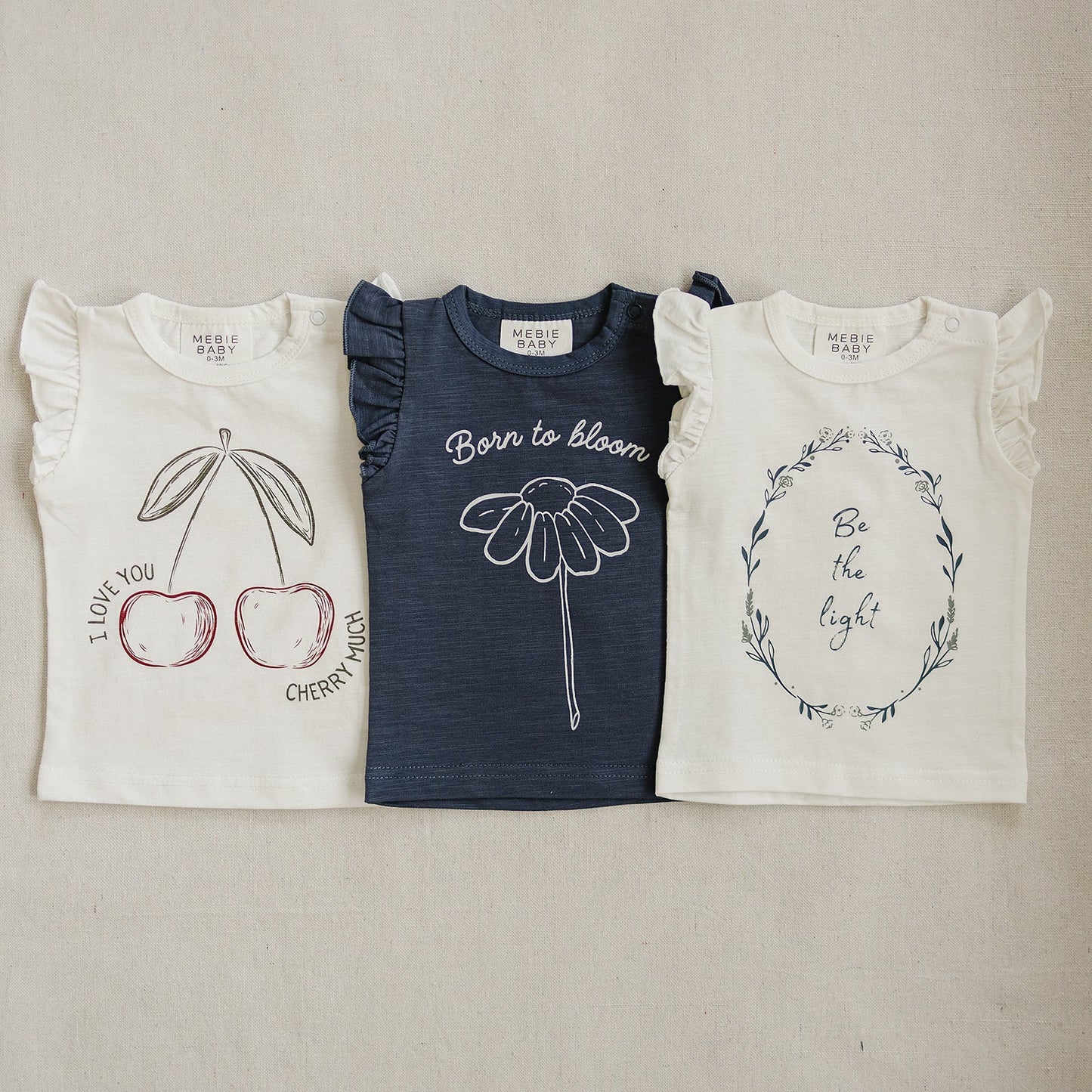 be the light ruffle tee