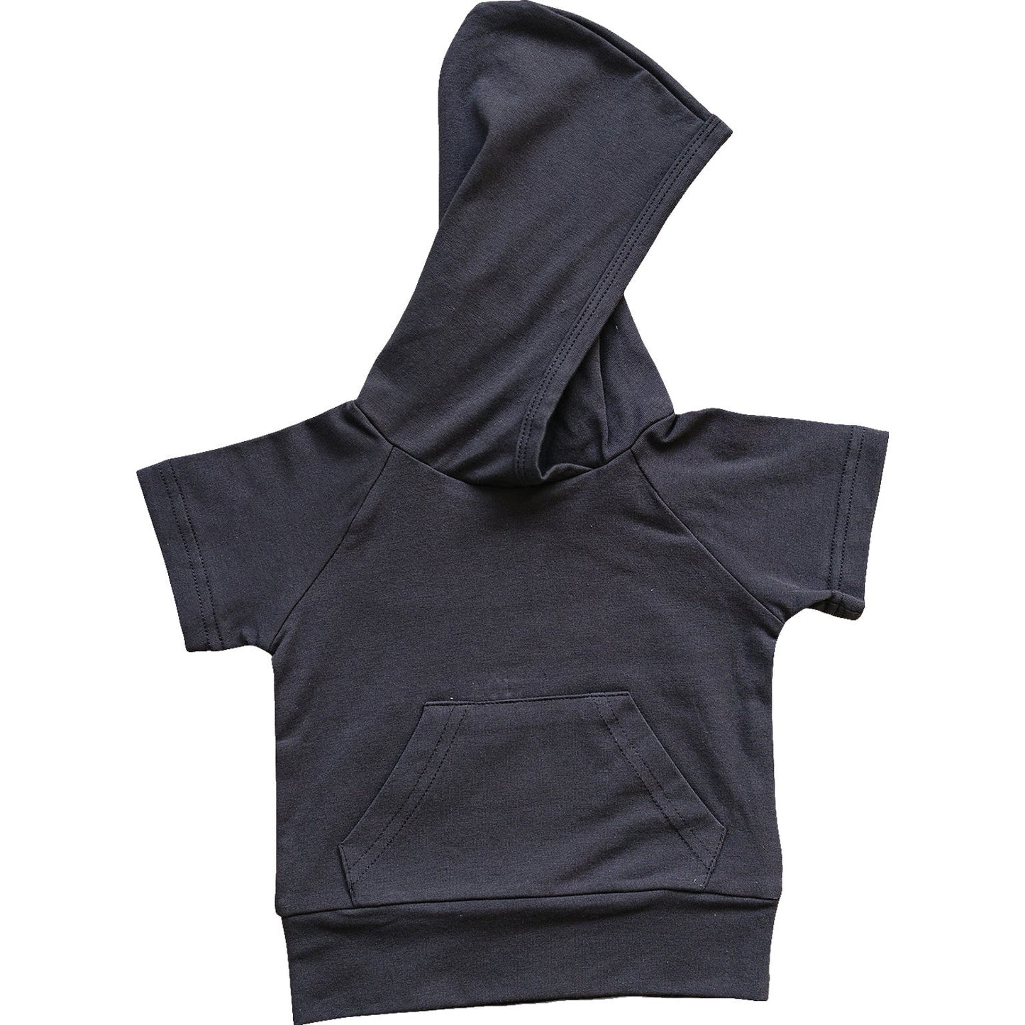 slate hooded tee