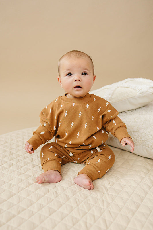 jogger sweat set // fall bolts