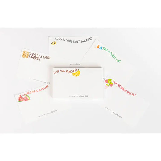 kids lunch love notes