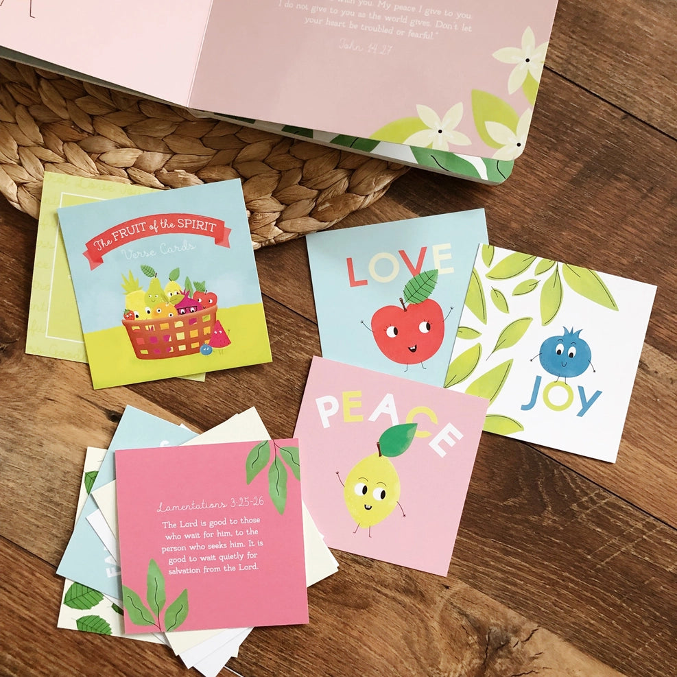 bible verse card set // fruits of the spirit (for children)