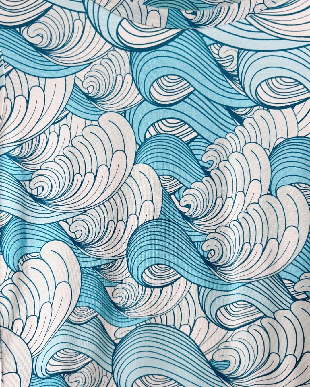 making waves bamboo pajamas // SHORT-SLEEVE TWO-PIECE SET (*AVAILABLE IN EXTENDED SIZING UP TO 8/9*)
