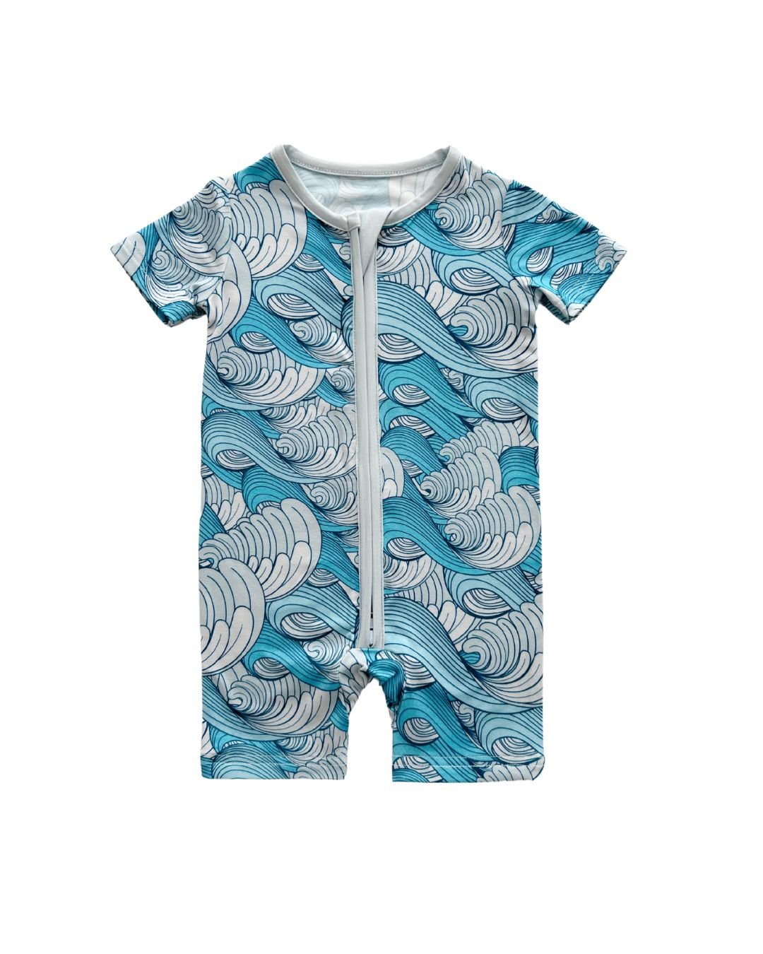 making waves bamboo pajamas // SHORTIE
