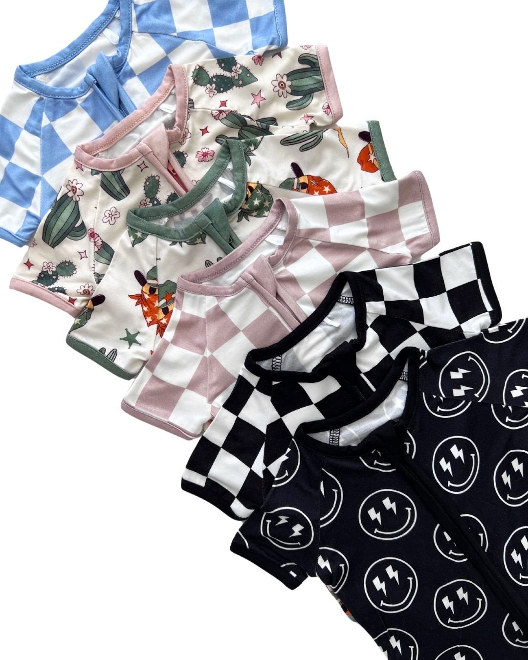 smiley cowboy bamboo pajamas // SHORTIE