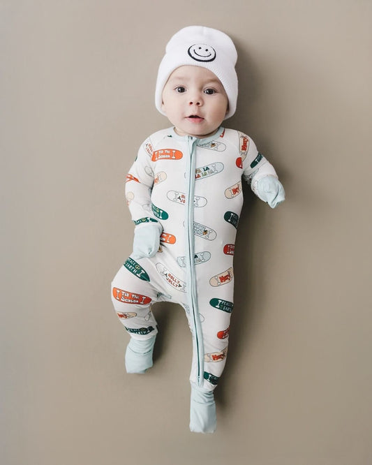 jolly skateboard bamboo pajamas // ZIPPY