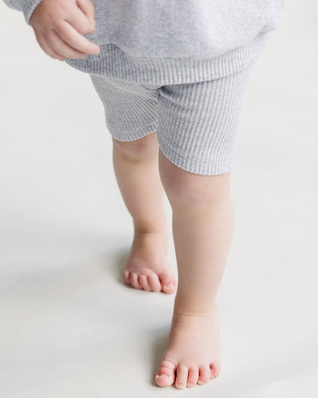 smiley biker shorts set // gray (available in EXTENDED SIZING!)