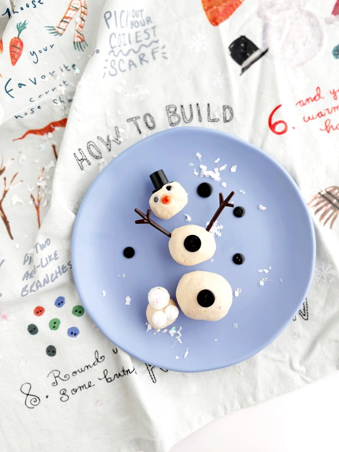 snowman mini dough-to-go kit