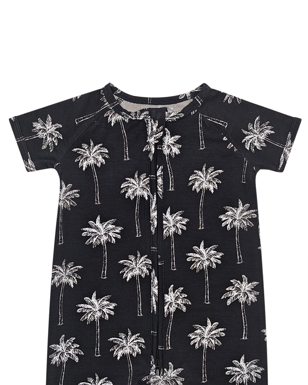 black palm bamboo pajamas // SHORTIE
