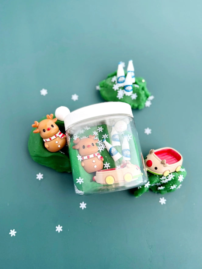 reindeer games mini dough-to-go kit