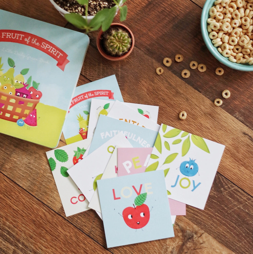 bible verse card set // fruits of the spirit (for children)
