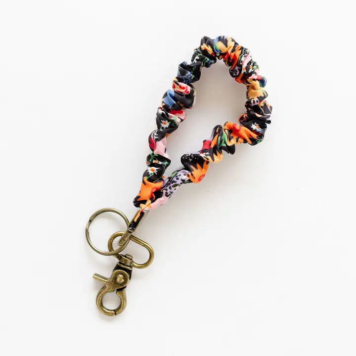 wristlet keychain // groovy