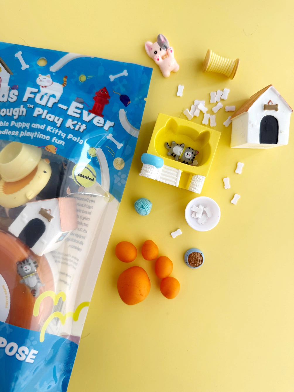 friends fur-ever kid-dough play kit