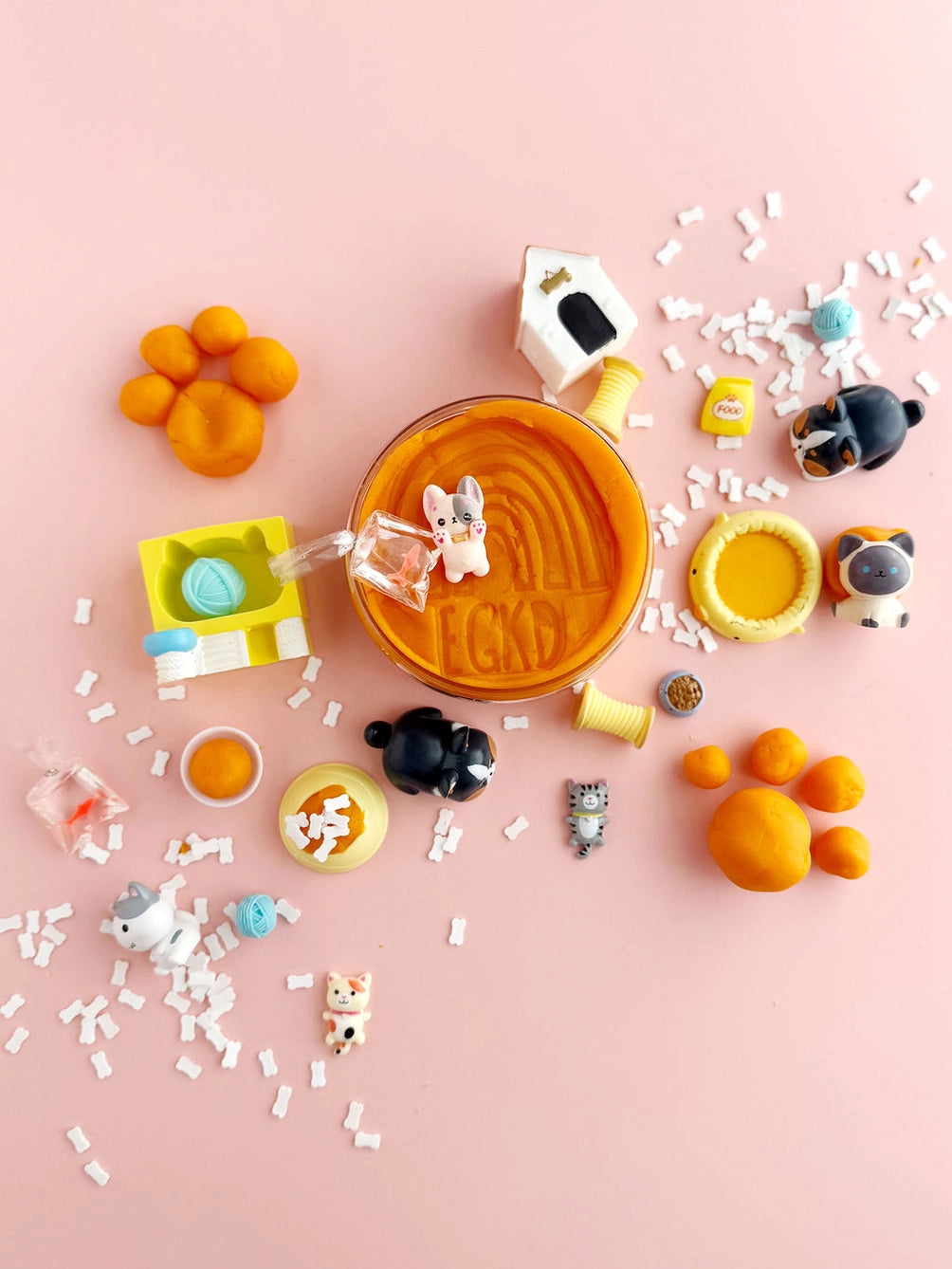friends fur-ever kid-dough play kit