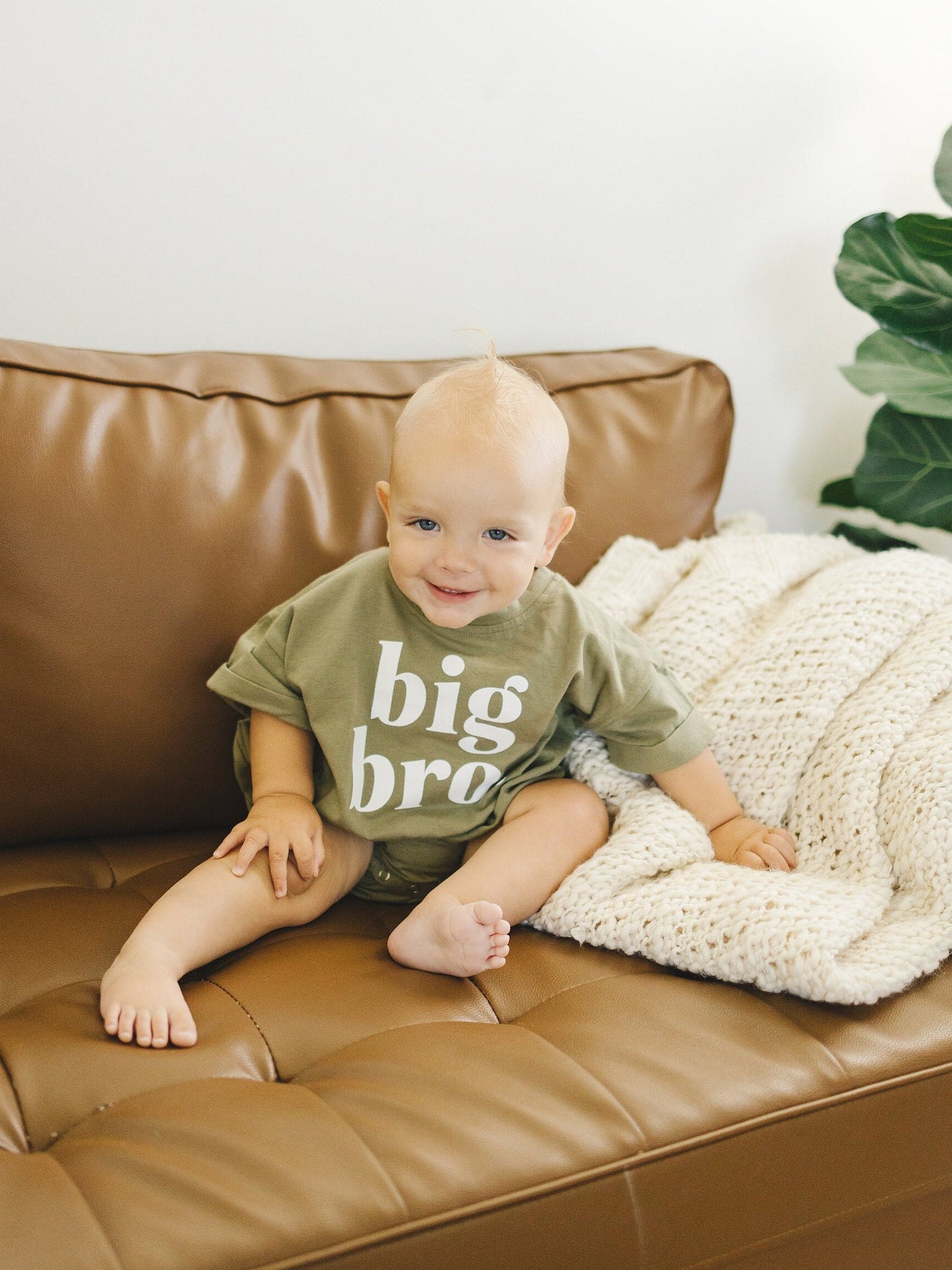 big bro tshirt romper // 4 color options